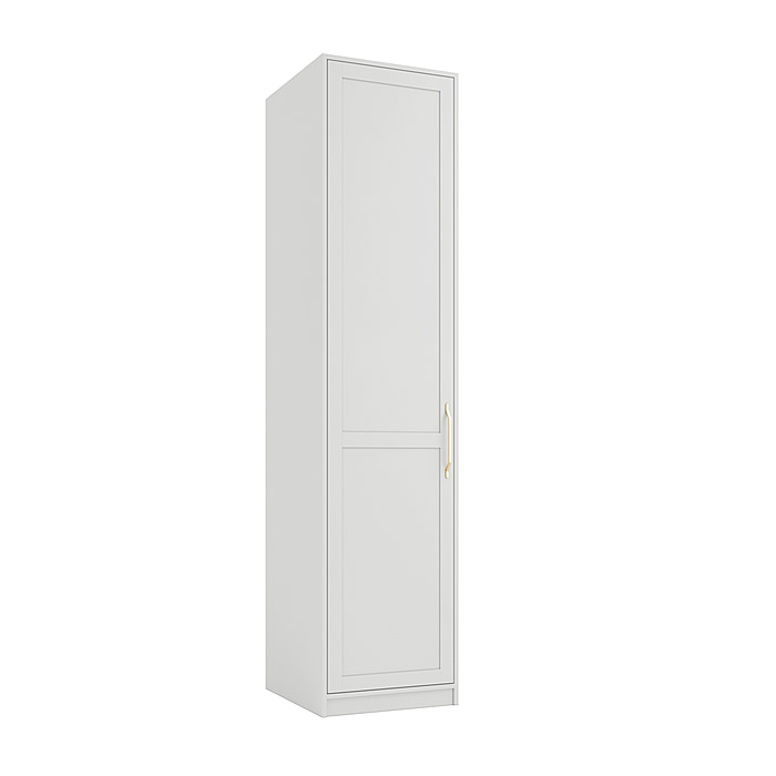 LPD Austen White 1 Door Wardrobe