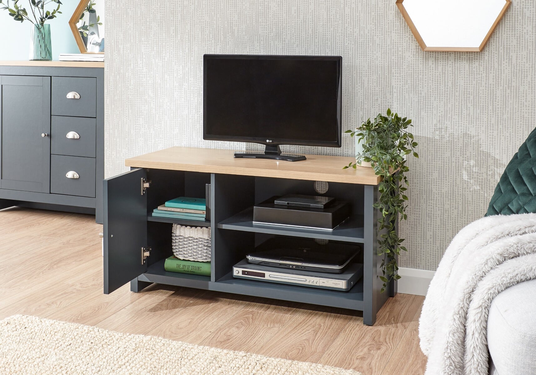 Small tv console deals cabinet