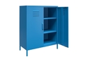 Novogratz Cache 2 Door Metal Locker Storage Cabinet