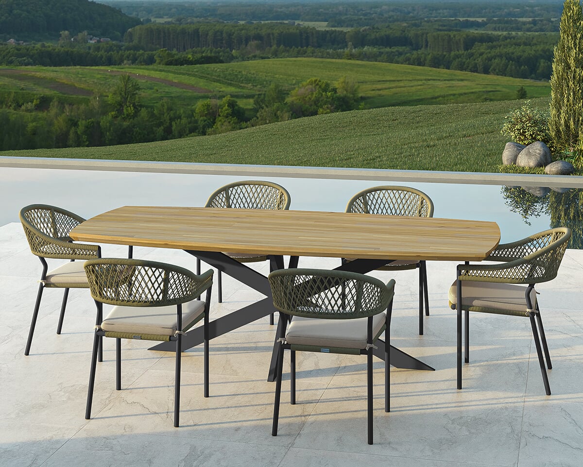 B and q outdoor dining sets hot sale