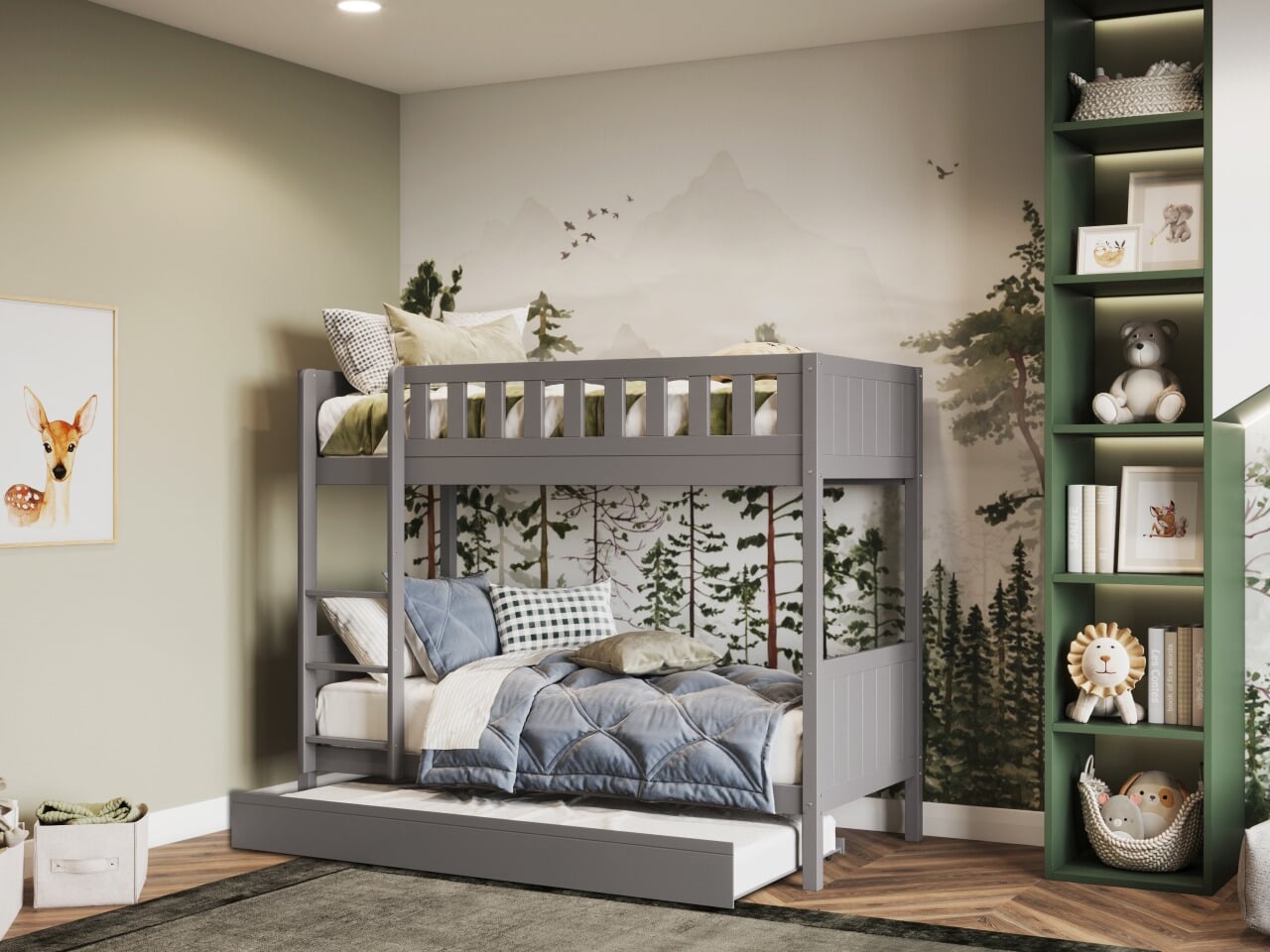 Shorty bunk bed on sale size