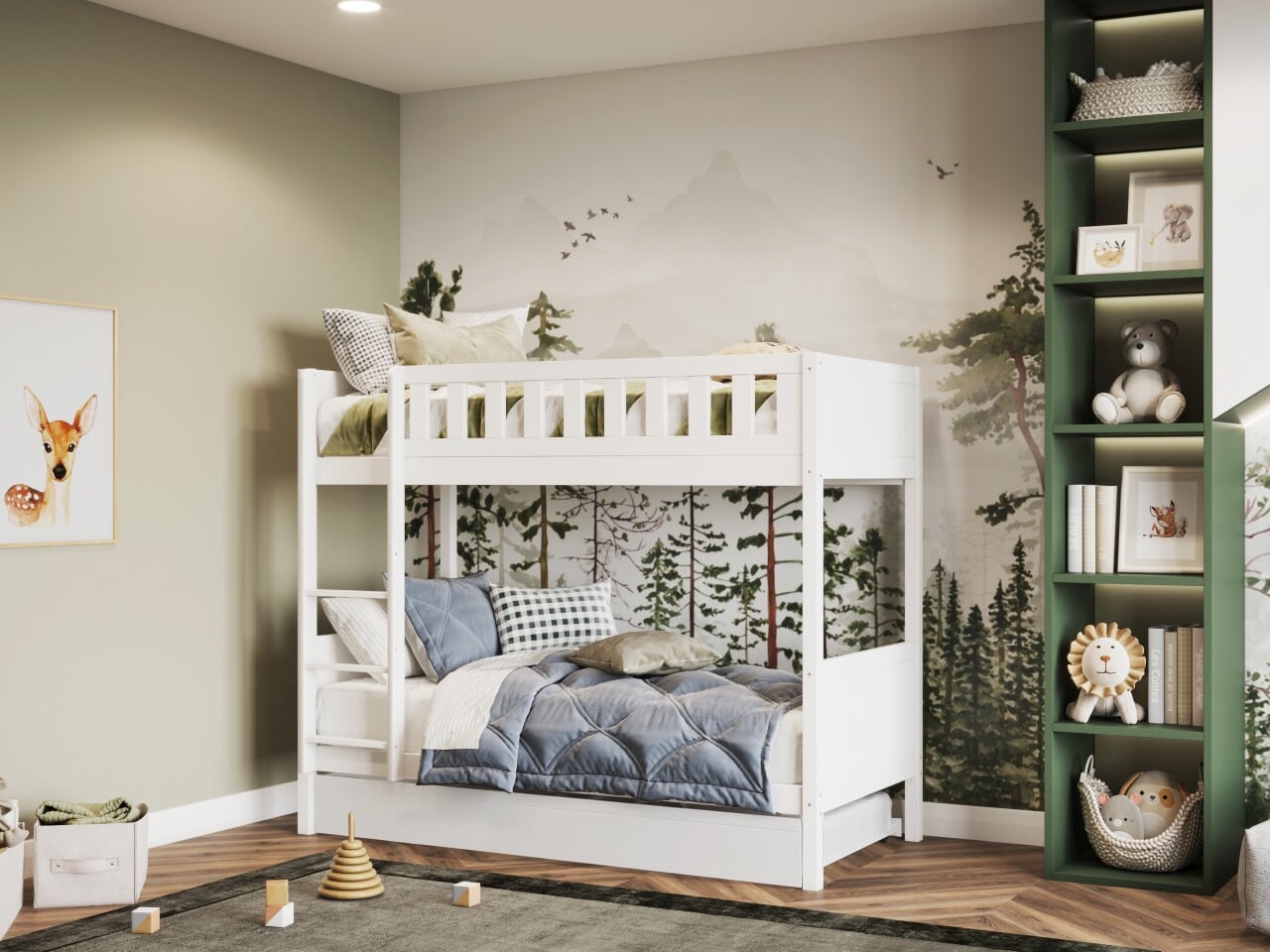 Flair Bea Shorty Bunk Bed White
