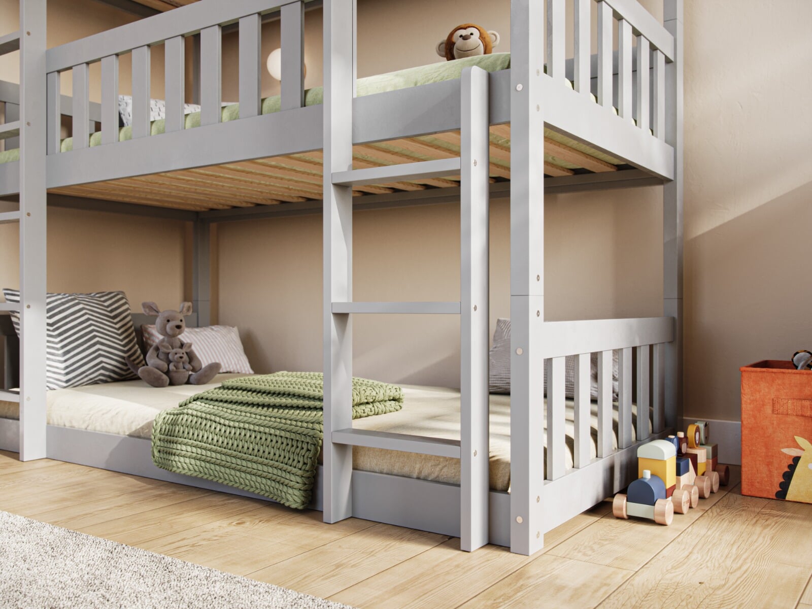 Triple high bunk bed hotsell