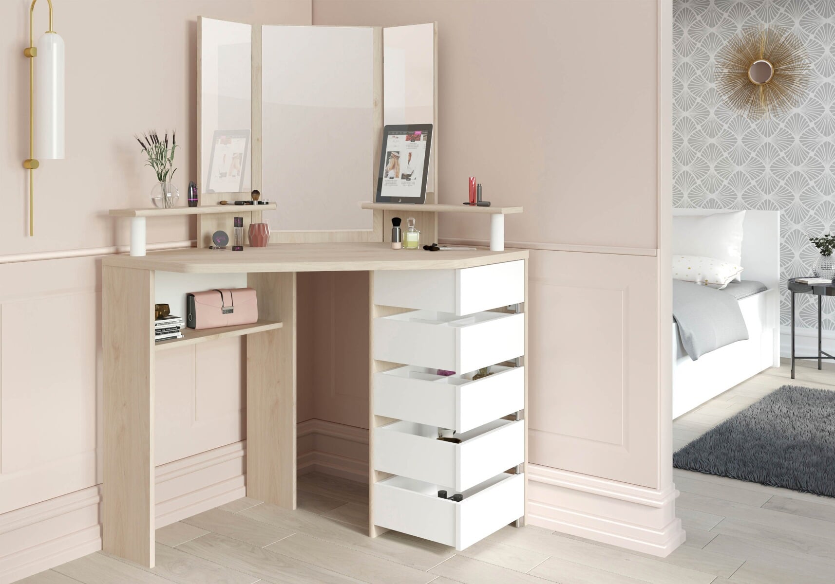 Parisot volage store makeup table