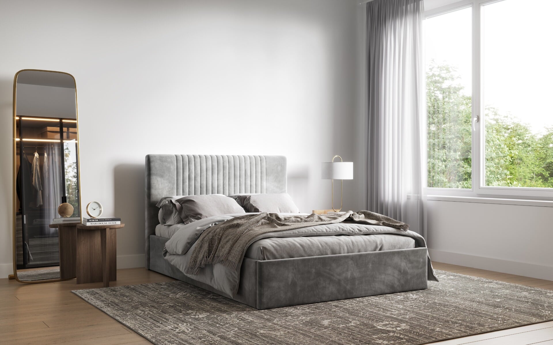 Velvet store bed price