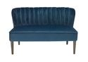 LPD Bella Blue Fabric Sofa