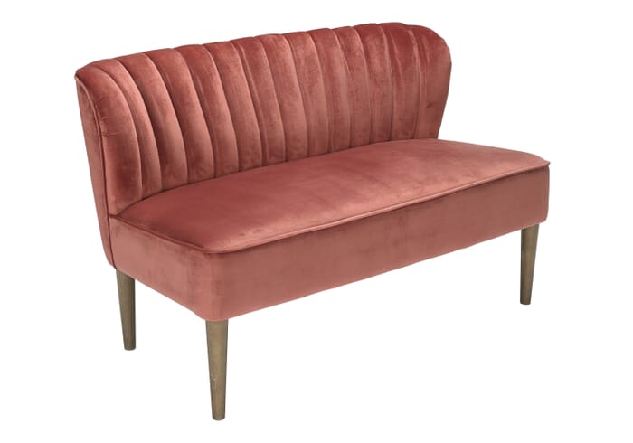 LPD Bella Pink Fabric Sofa 