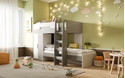 Flair Benito Bunk Bed White And Grey