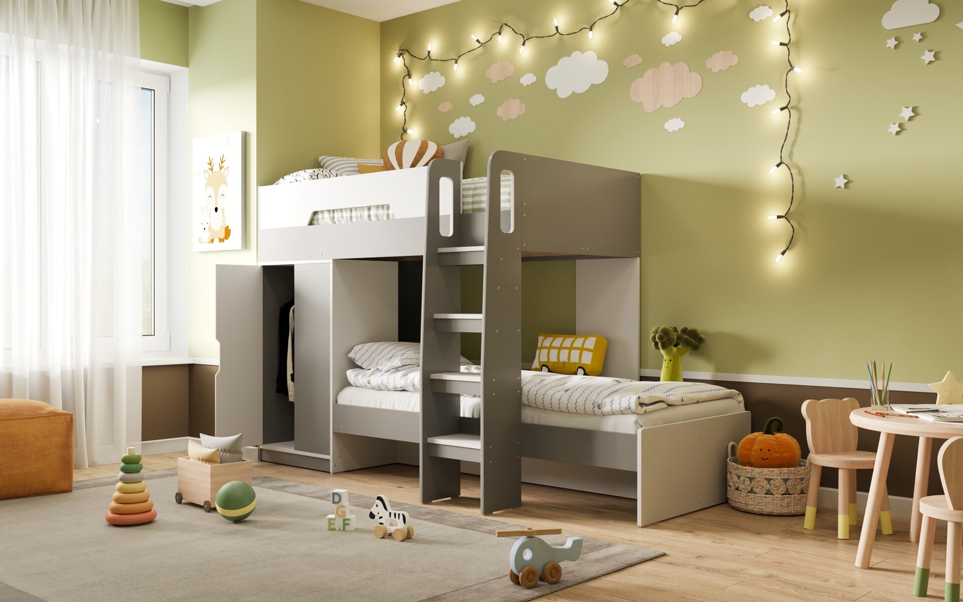 Bunk bed online living room