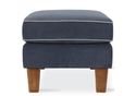 Dorel Bowen Ottoman With Contrast Welting