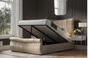 Emporia Beds Bosworth Fabric Ottoman Bed Frame in Stone