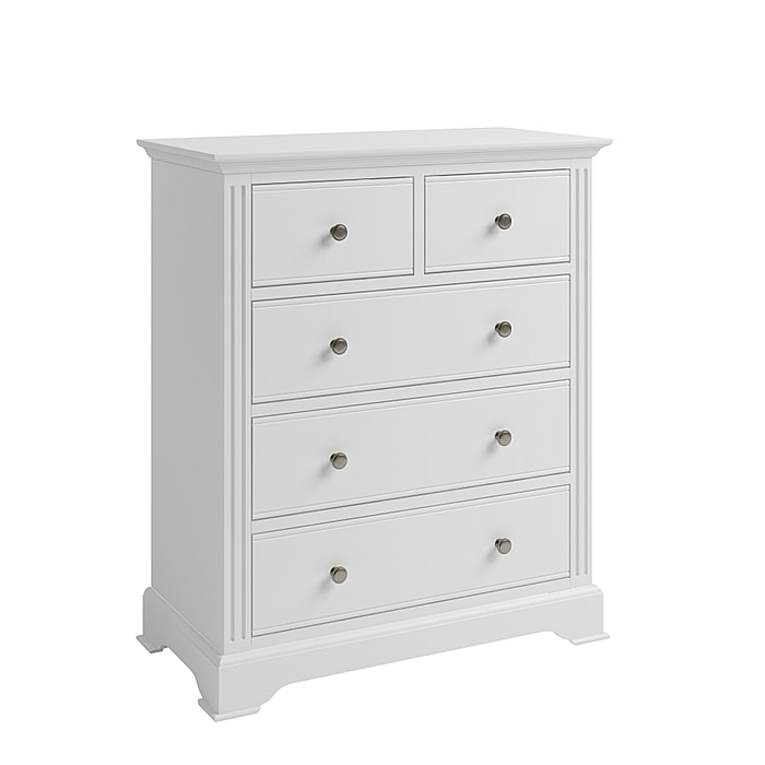 Snooze White Wooden 2 Over 3 Chest