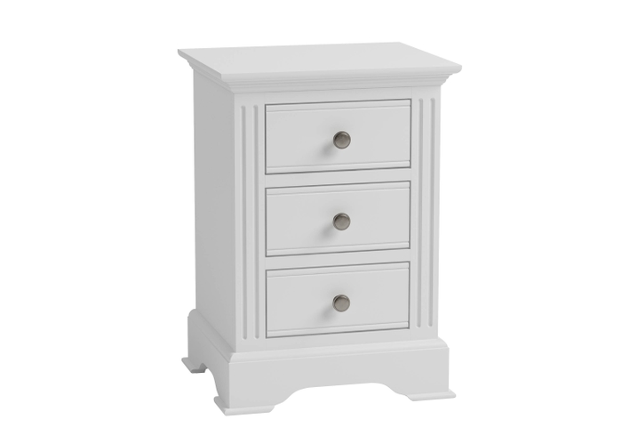Kettle Interiors Essential White Large Bedside Cabinet