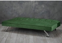 LPD Brighton Green Fabric Sofa Bed