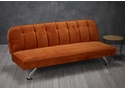 LPD Brighton Orange Fabric Sofa Bed