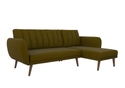 Dorel Brittany Sectional Sofa Bed