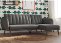 Dorel Brittany Sectional Sofa Bed