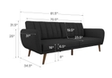 Dorel Brittany Two Seater Sofa Bed