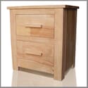 Flintshire Buckley Oak Finish Bedside Cabinet