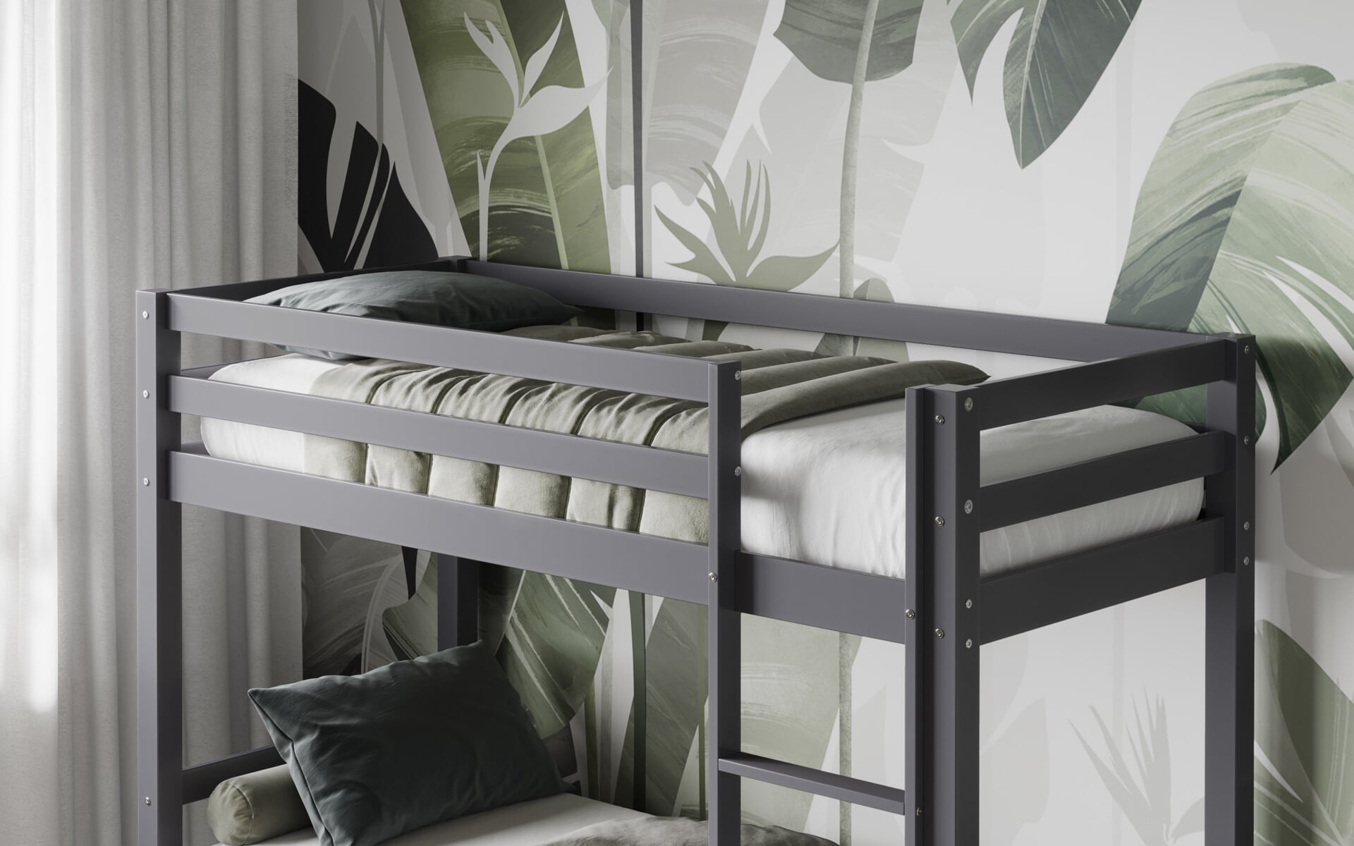 Short twin bunk shop beds
