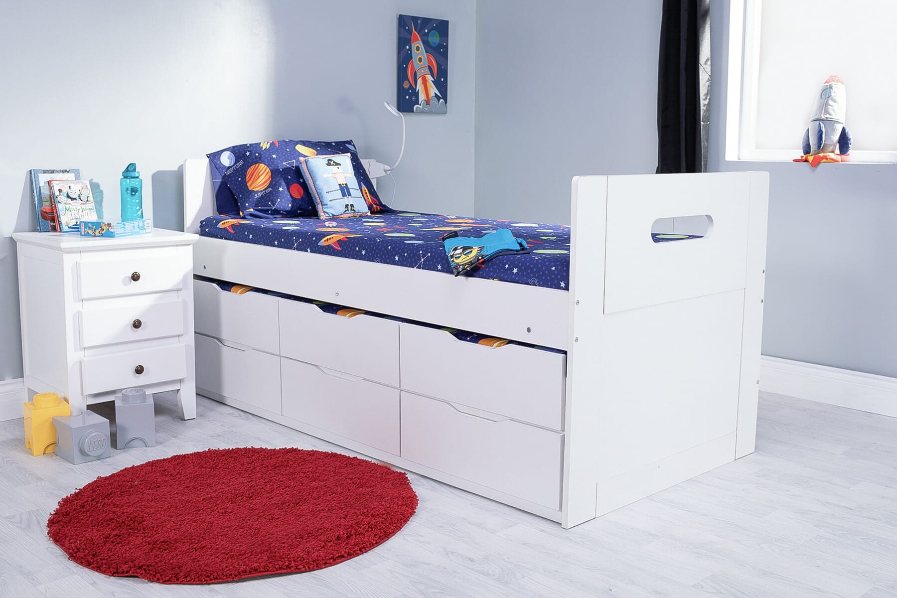 Flair Captain Cool Cabin Bed White Bedkingdom