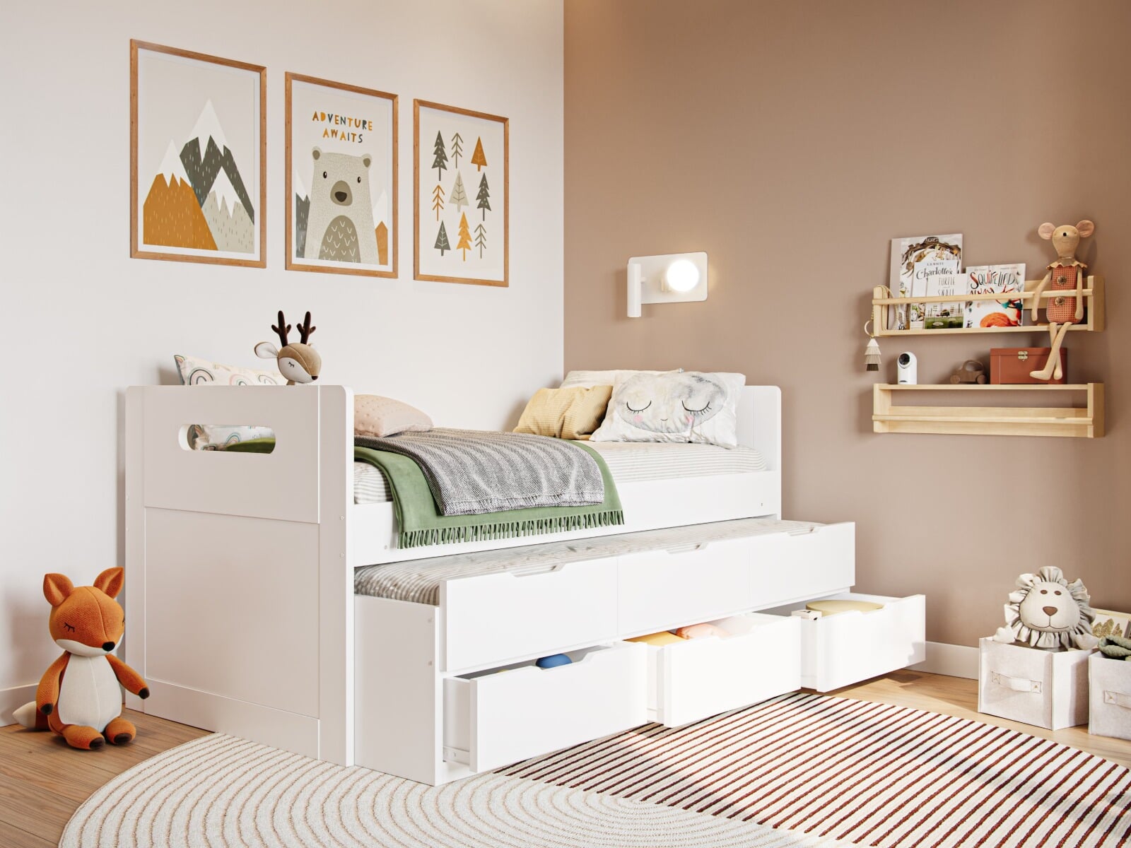 Captain kids shop single bed