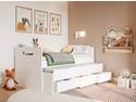 Captain Cool Guest Bed White