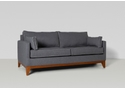 Gainsborough Carlo Sofa Bed available in 4 sizes and a wide range of fabrics modern design wooden base and legs