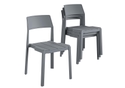 Novogratz Chandler Stacking Dining Chairs Set of 4