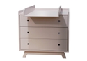 Mathy By Bols Madavin 3 Drawer Chest & Changing Station with Natural Legs