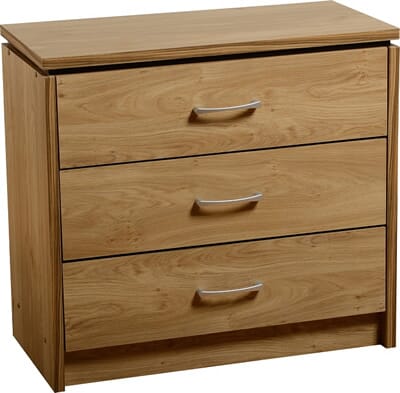 Seconique Charles 3 Drawer Chest
