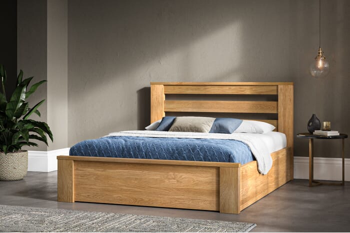 Emporia Beds Charnwood Solid Oak Ottoman