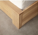 Emporia Beds Charnwood Solid Oak Ottoman foot