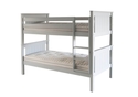 Little Folks Furniture Classic Beech Bunk Bed in Dove Grey