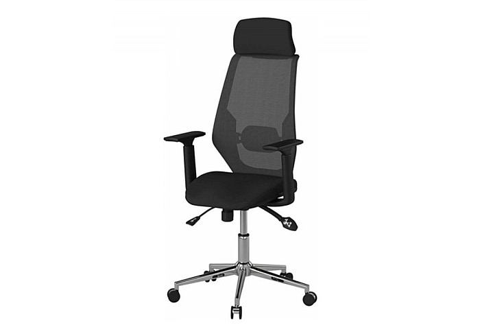 Alphason Clifton Black Mesh Fabric Office Chair