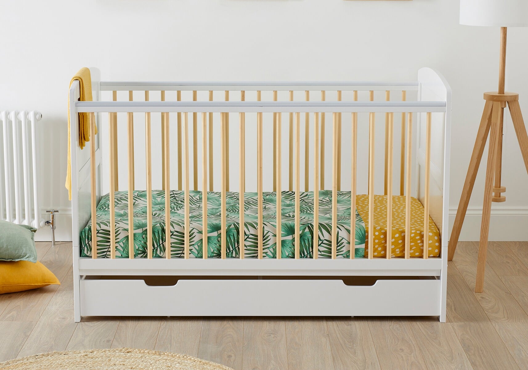 Baby style cot on sale bed