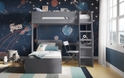 Flair Cosmic L Shaped Bunk Bed Grey