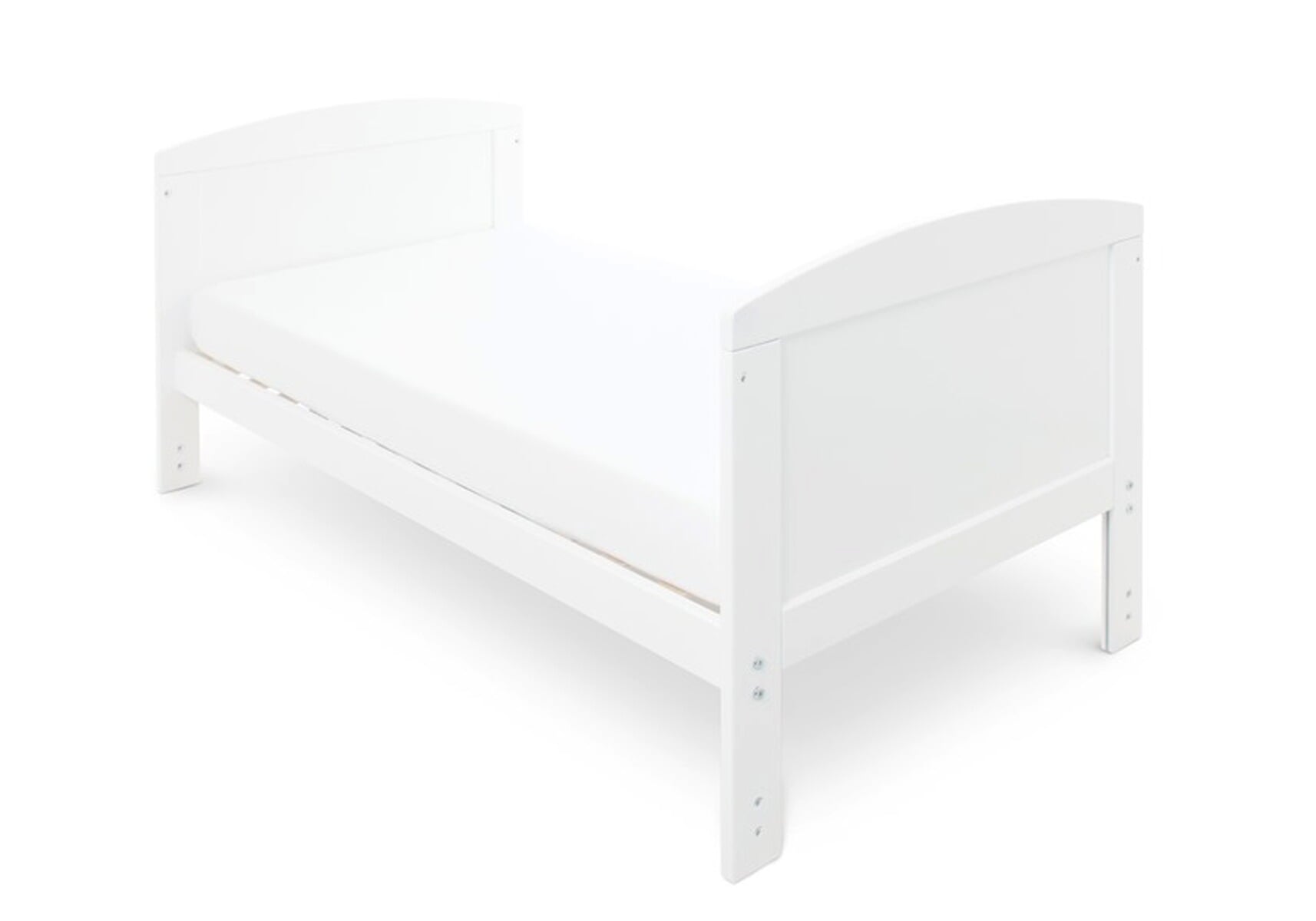 East coast hudson cot bed clearance white