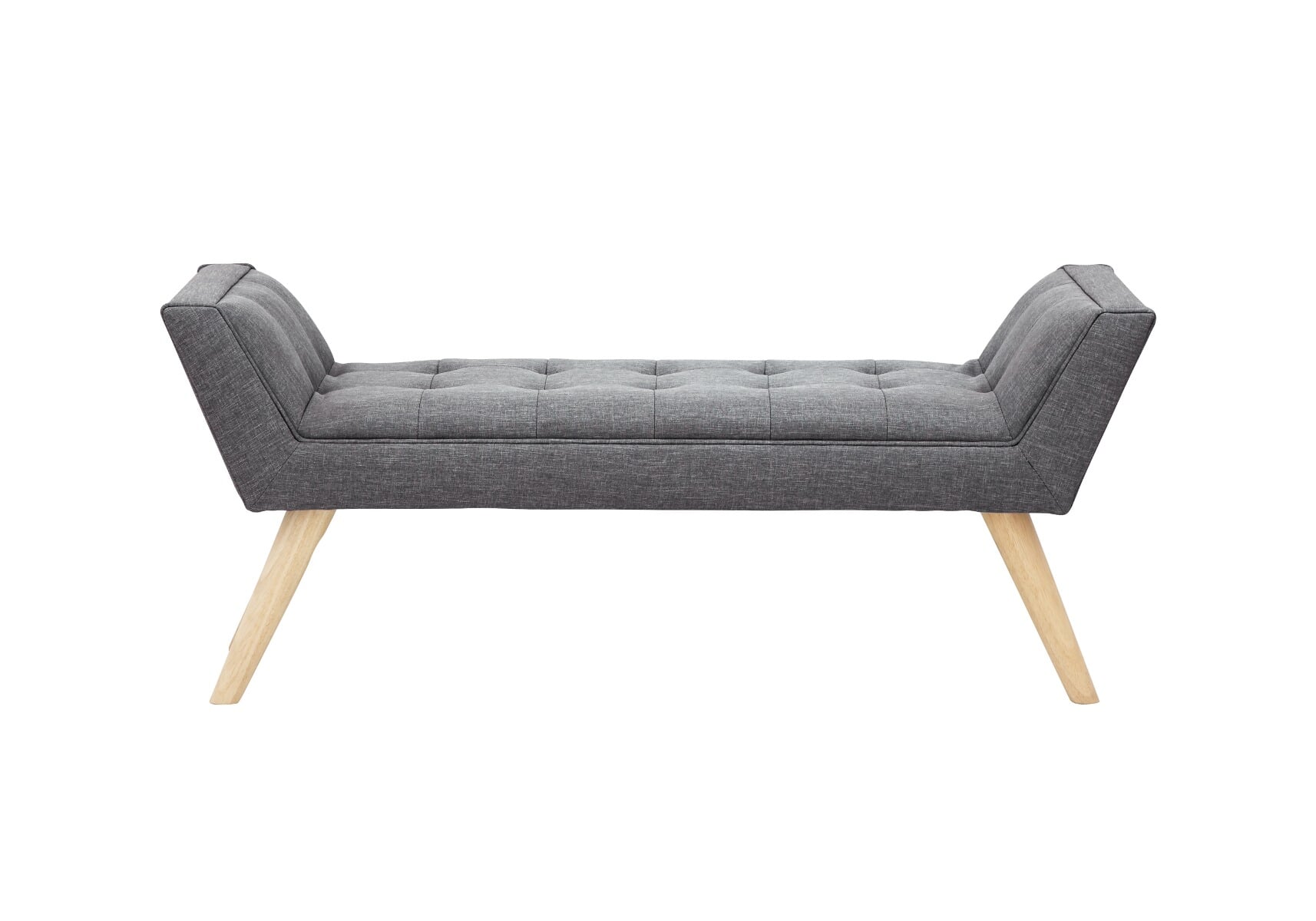 milan upholstered bench