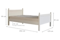 Little Folks Furniture Fargo Small Double Bed Frame