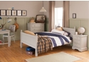 Little Folks Furniture Fargo Small Double Bed Frame constructed from solid hardwoods slatted solid wood base traditional style