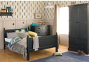 Little Folks Furniture Fargo Small Double Bed Frame constructed from solid hardwoods slatted solid wood base traditional style