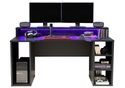 Flair Power X Computer Gaming Desk With Colour Changing LED Lights