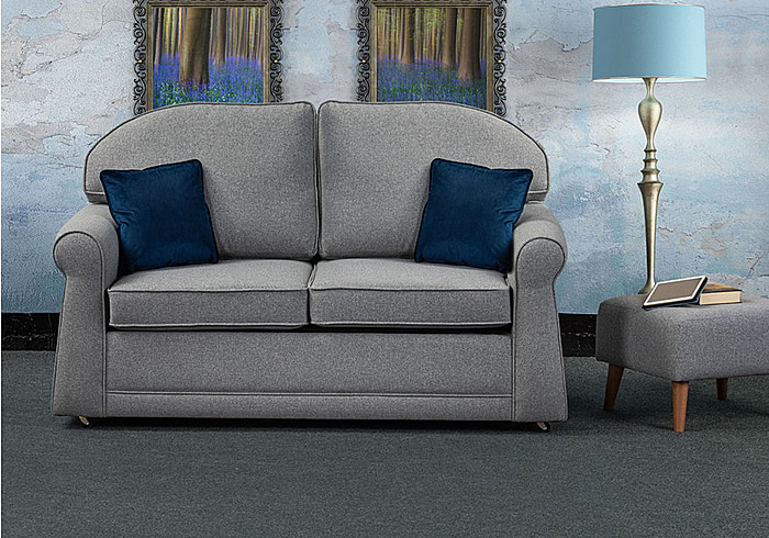 Sweet Dreams Detroit 2 Seater Fabric Sofa Bed choice of fabric options and feet options