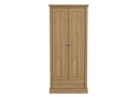 LPD Devon 2 Door 1 Drawer Oak Wardrobe