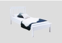 Flair Disley Solid Wood Single Bed Frame - White
