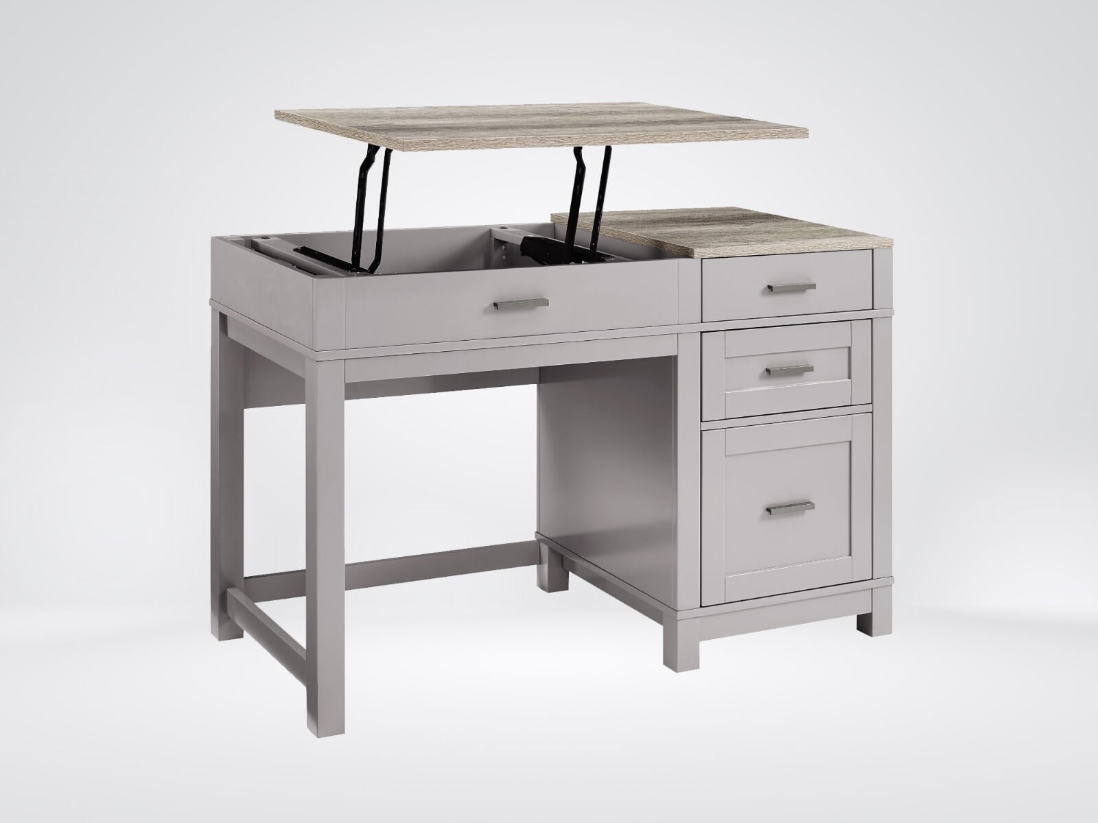 Lift top outlet desk white