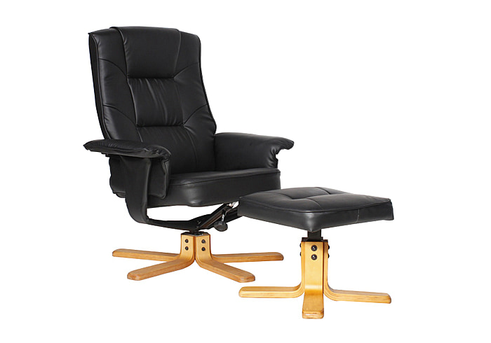 Alphason Drake Reclining Chair with Footstool Set