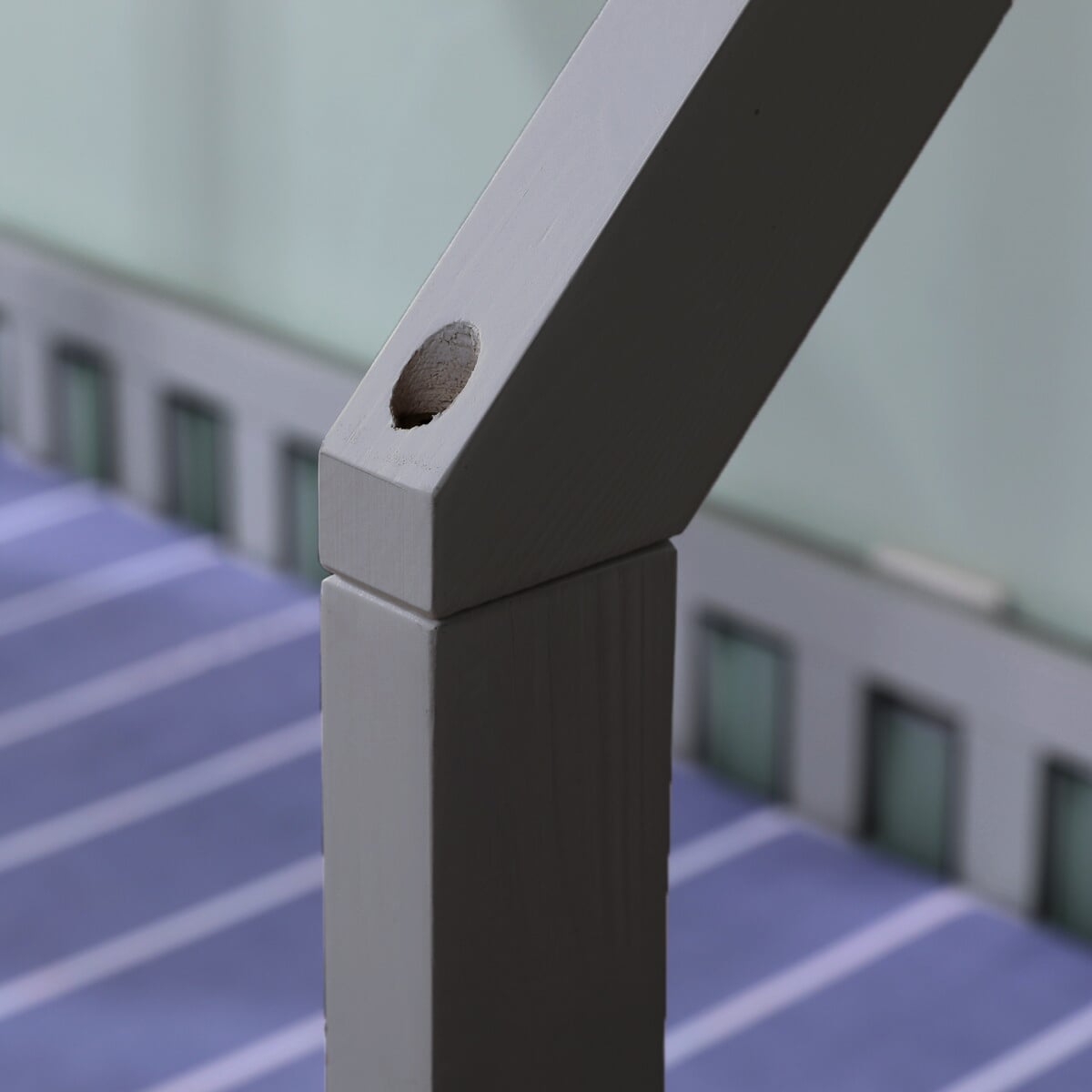 Flair Grey Wooden Explorer Playhouse Single Bed With Rails