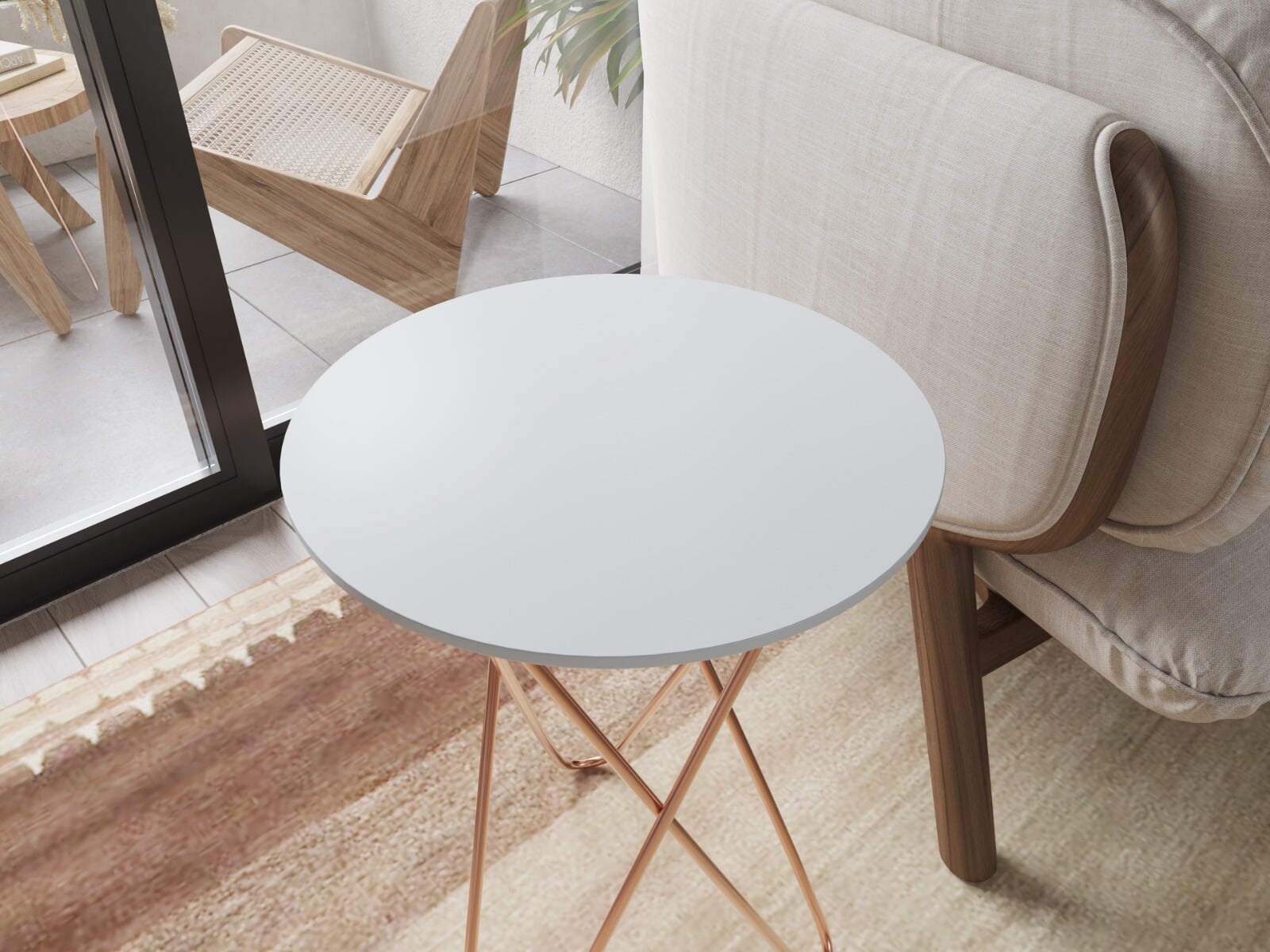 Gray corner table deals
